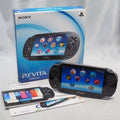 Used PlayStation PS Vita Wi-Fi model Crystal Black PCH-1000 ZA01 Boxed - Tested & Working