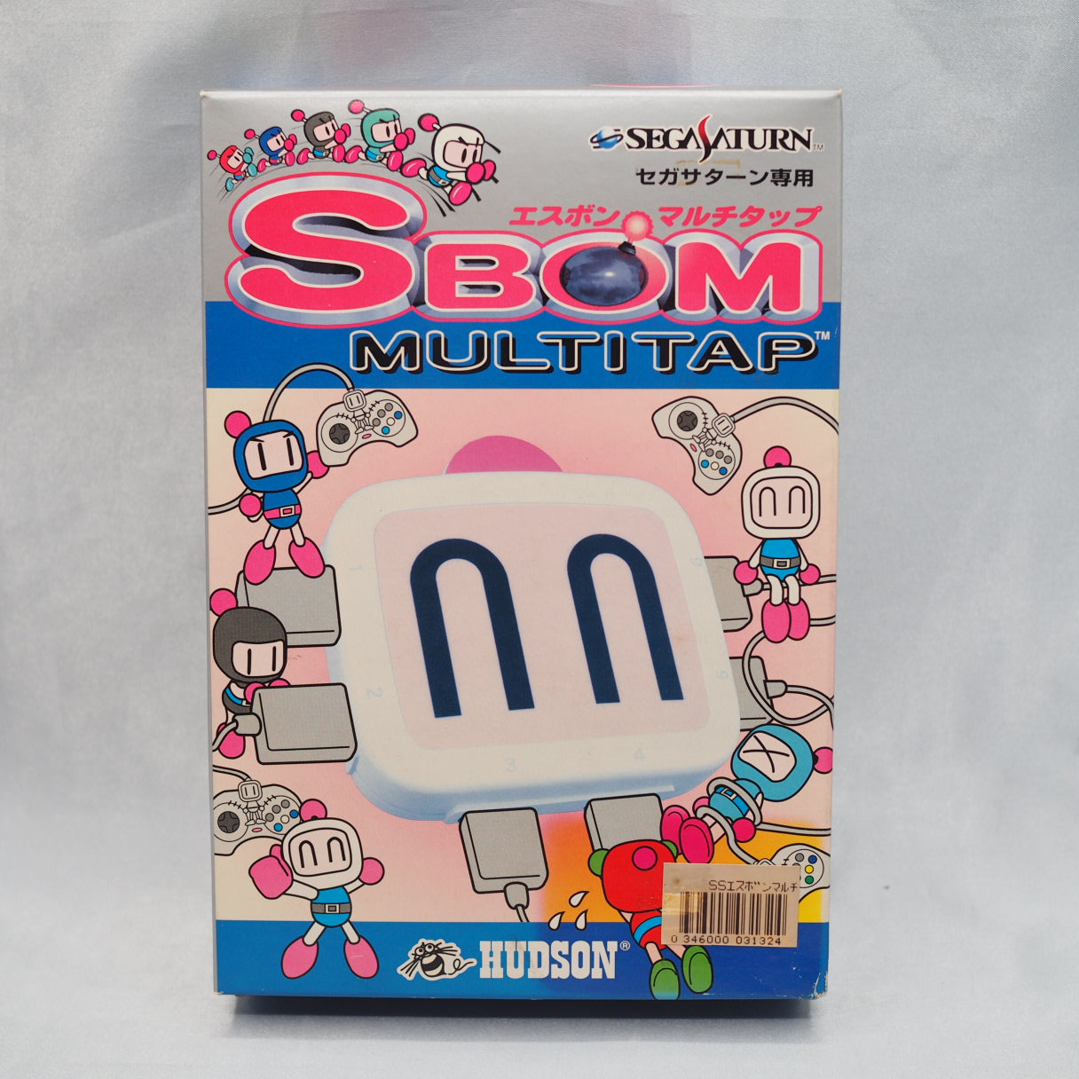 SBOM Multitap Bomberman 6 Player Controller Adapter Boxed