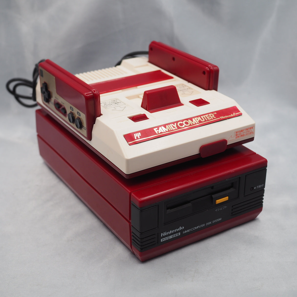 Famicom + Disk System + Twin Famicom SET [New Rubber Belt Replaced]