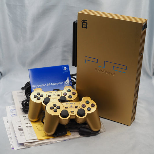 PS2 Z Gundam Hyakushiki Gold Console system SCPH-55000 + BB Navigator Version 0.30 [NTSC-J]