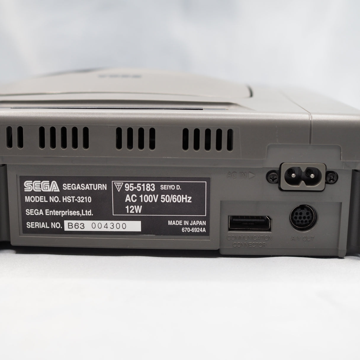 SEGA SATURN Gray & Game SET