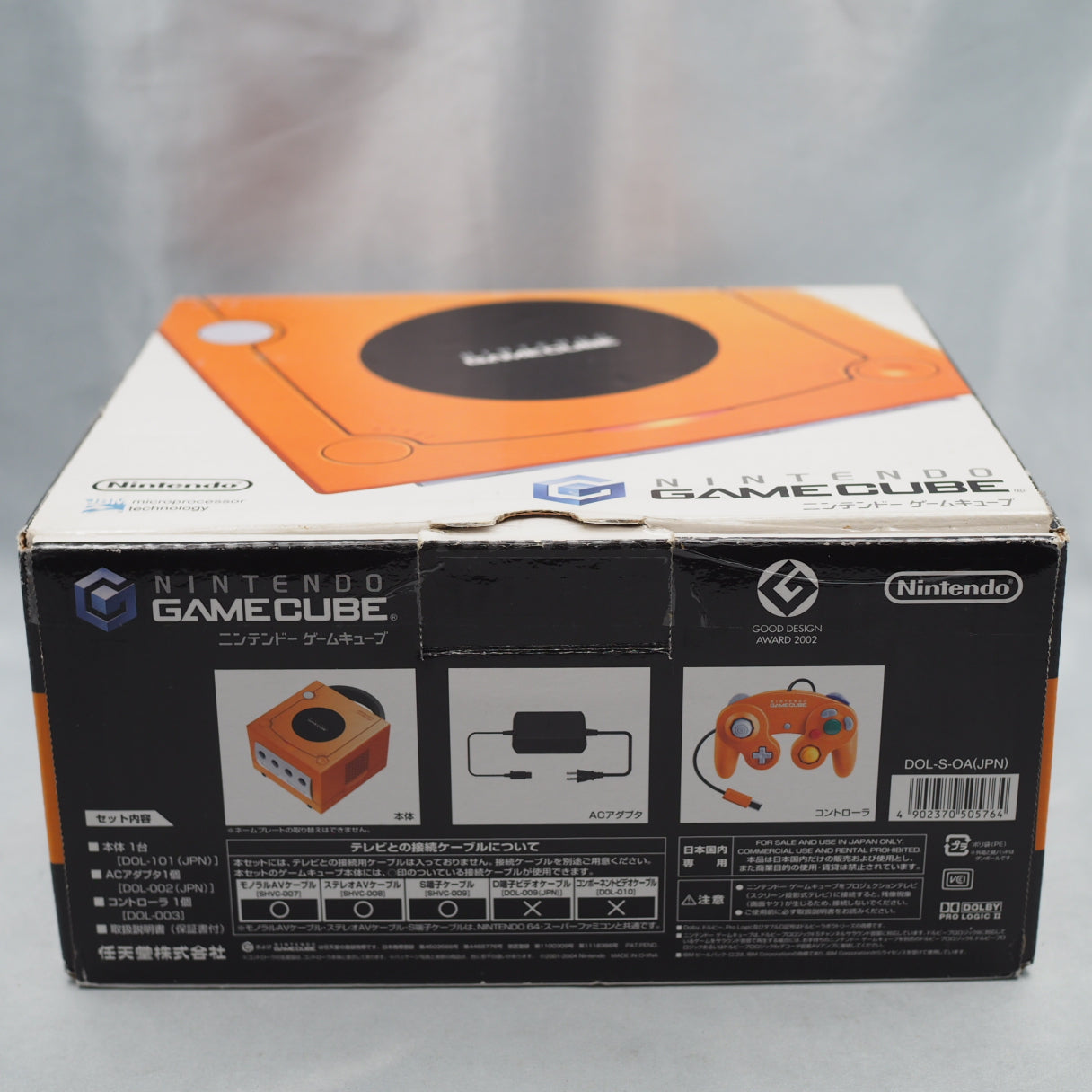 Nintendo GameCube Console System Orange Boxed + memory card