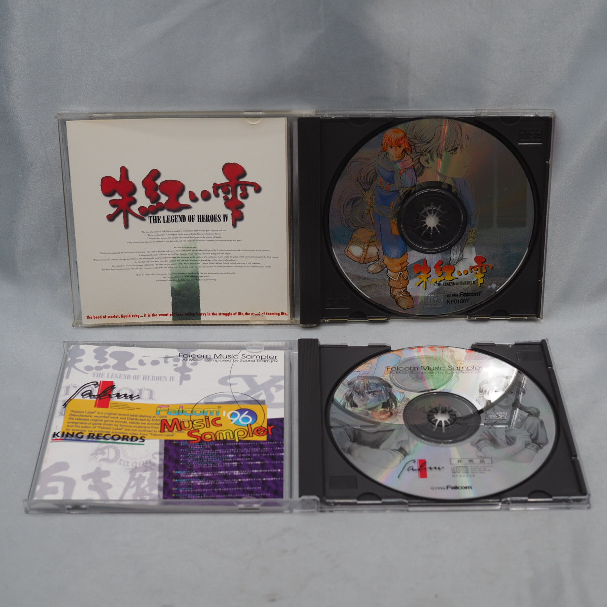 Used The Legend of Heroes IV & The Legend of Heroes V SET - Tested & Working