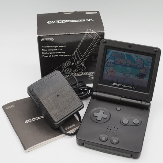 Nintendo Game Boy Advance SP AGS-001 Boxed Onyx Black