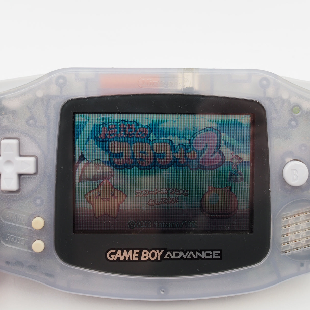 Nintendo Game Boy Advance AGB-001 Boxed [Milky blue]