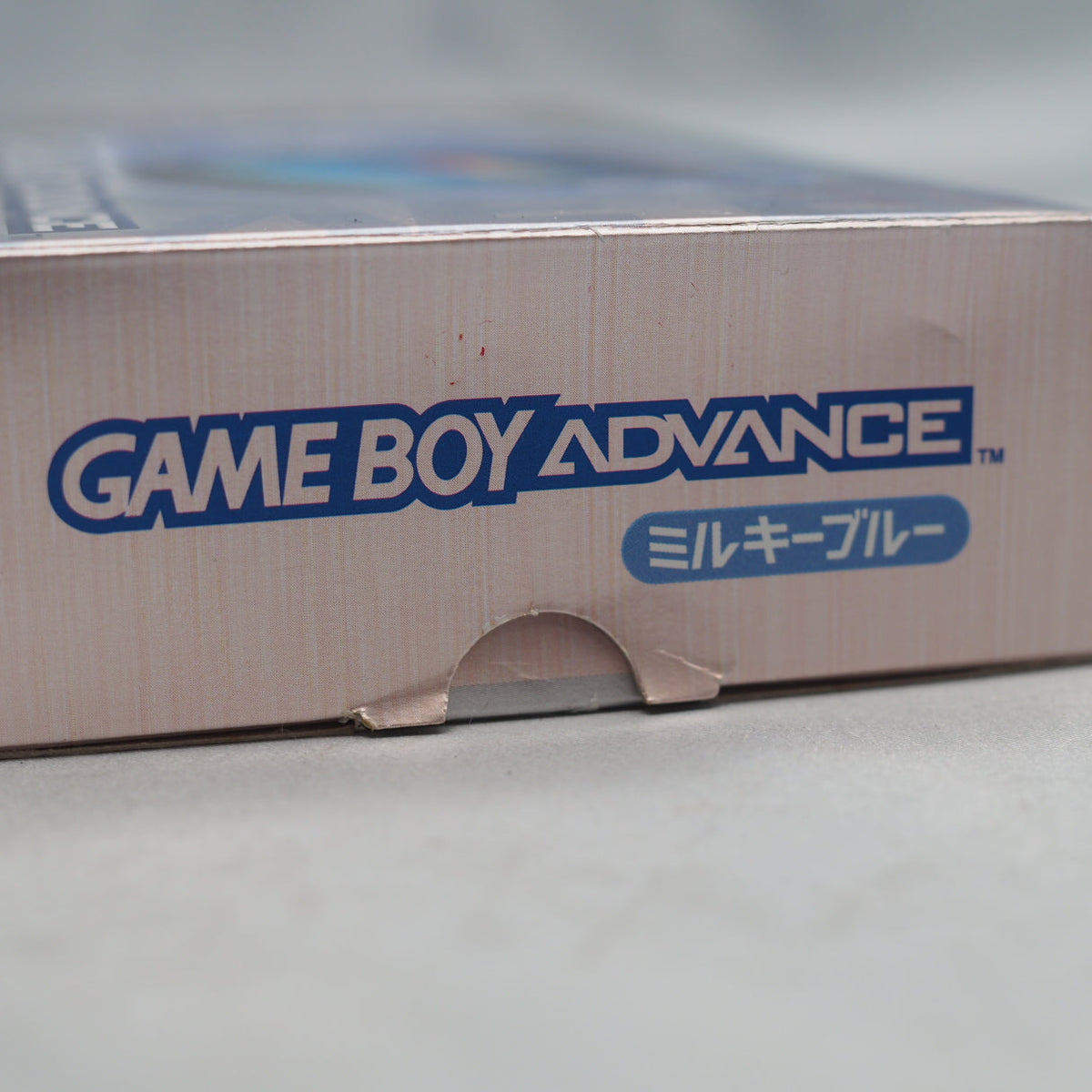 Nintendo Game Boy Advance Console Milky Blue Boxed AGB-001 Tested Working Japan