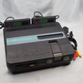 Used Sharp Twin Famicom Black Console AN505BK New Rubber Belt replaced - Tested & Working