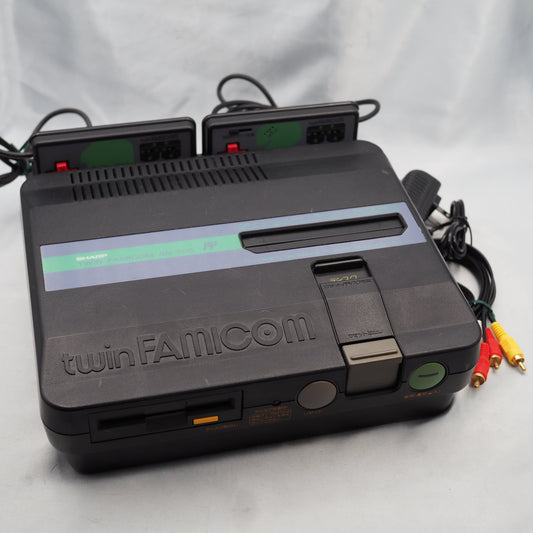 Sharp Twin Famicom Black Console AN505BK New Rubber Belt replaced