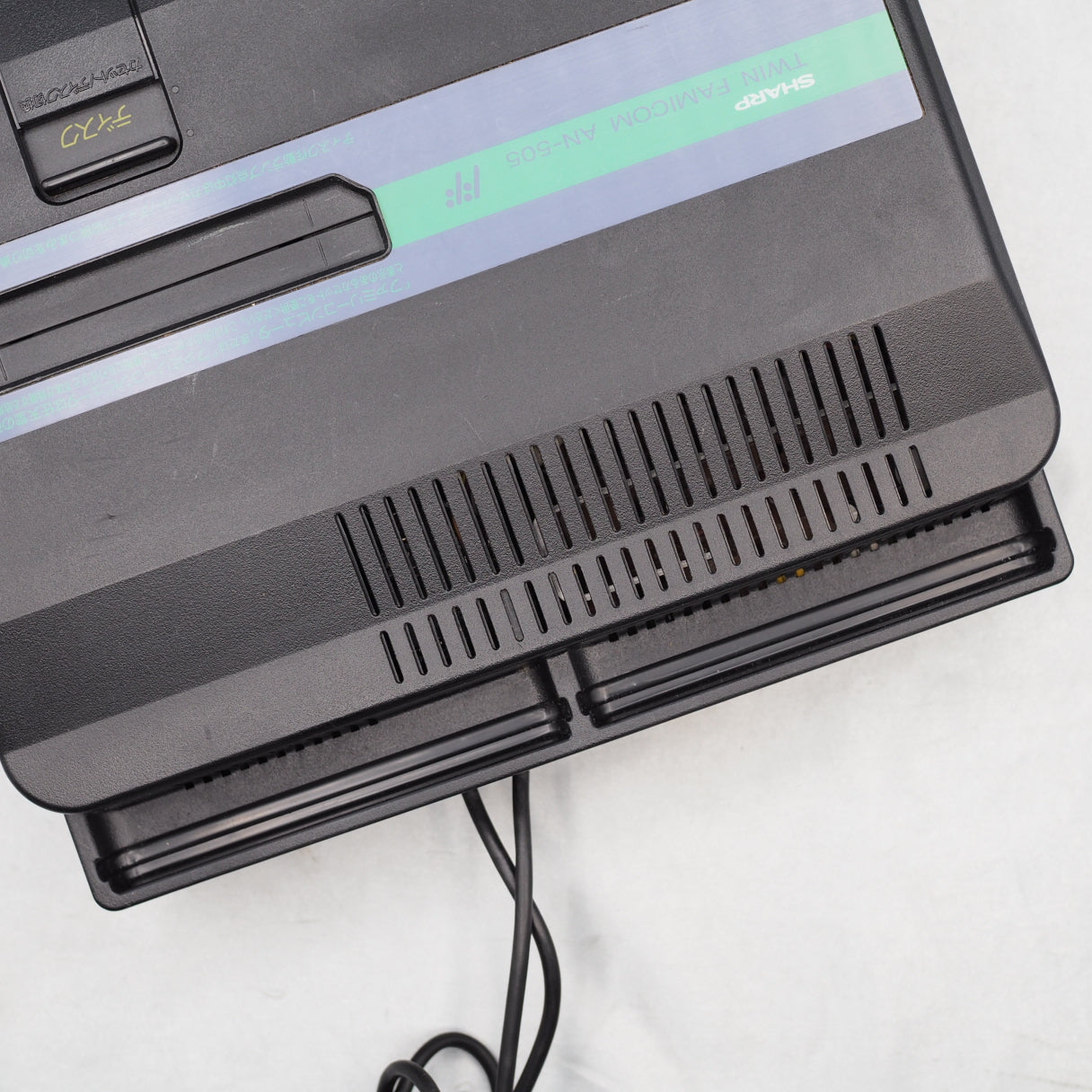 Sharp Twin Famicom Black Console AN505BK New Rubber Belt replaced