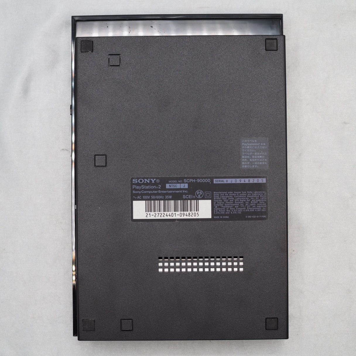 PS2 Console system SCPH-90000 Charcoal Black Boxed