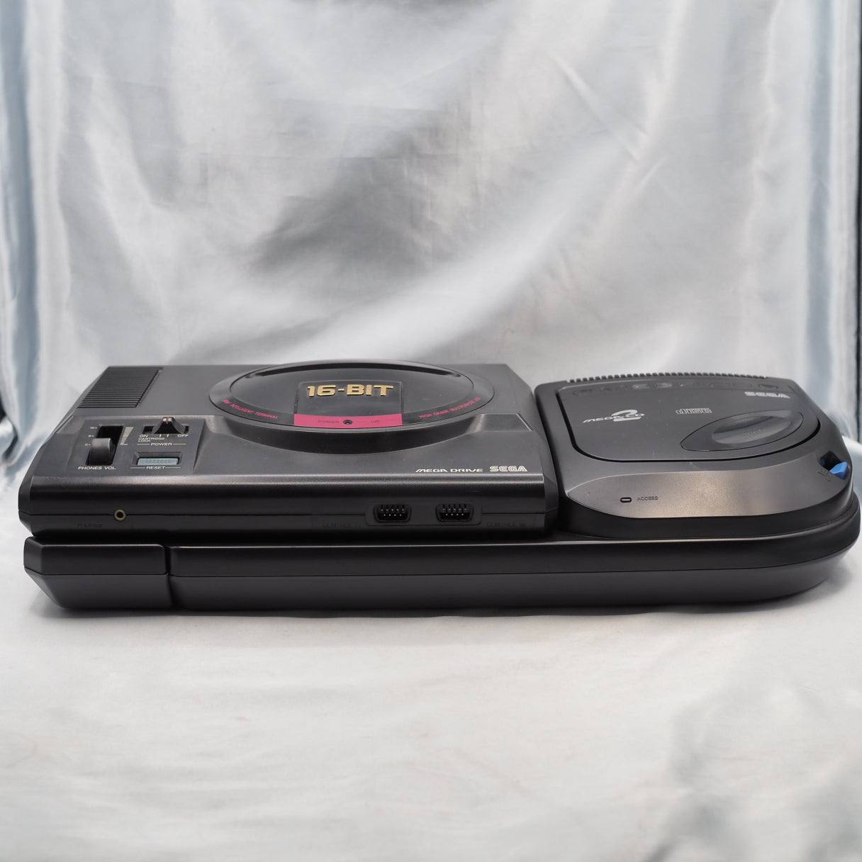Used Mega Drive + Mega CD 2 Console system SET Boxed - Tested & Working