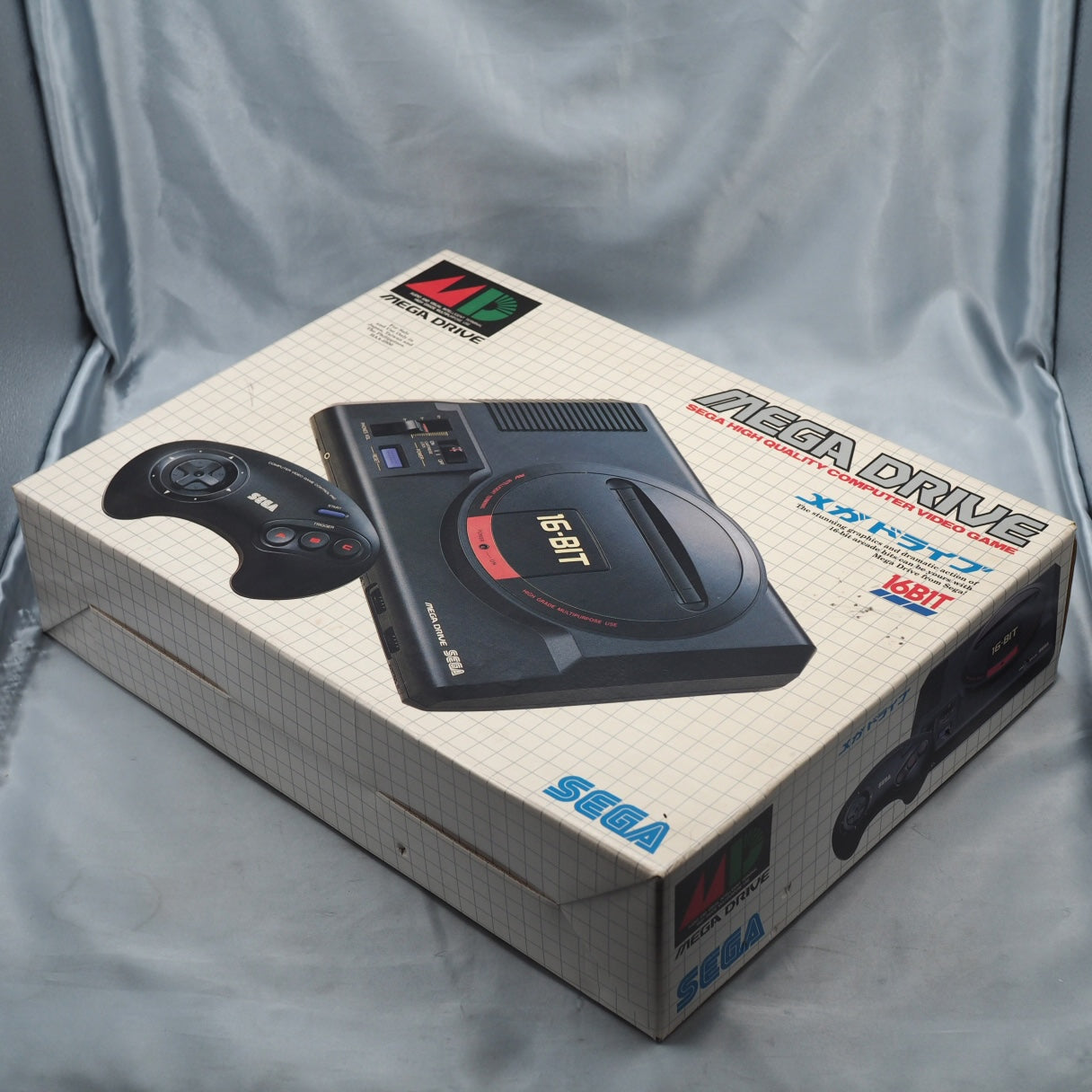 Used Mega Drive + Mega CD 2 Console system SET Boxed - Tested & Working