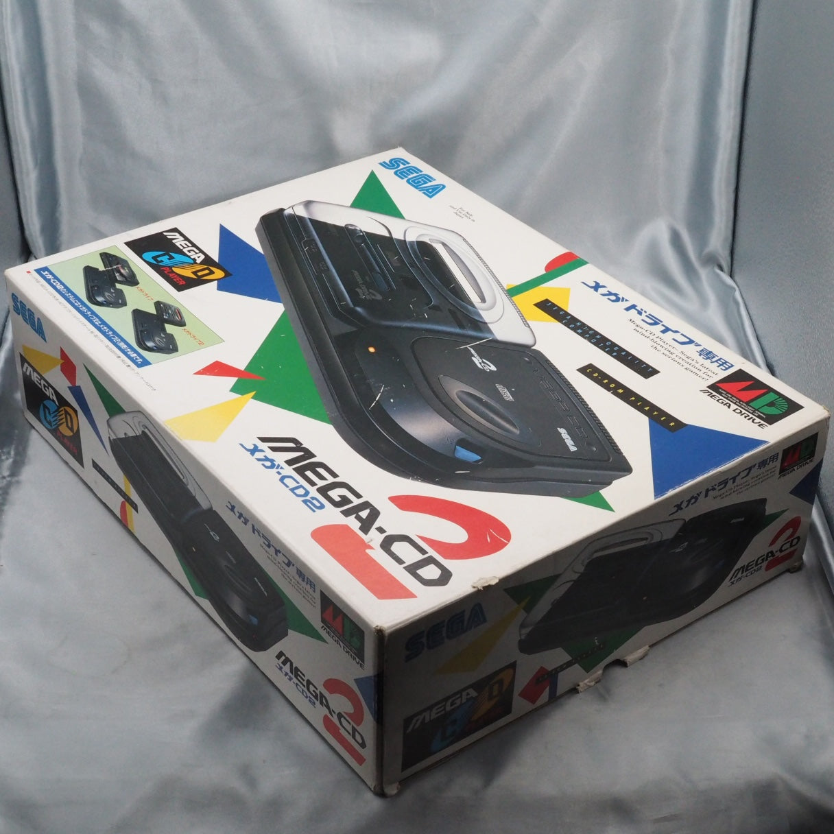 Used Mega Drive + Mega CD 2 Console system SET Boxed - Tested & Working