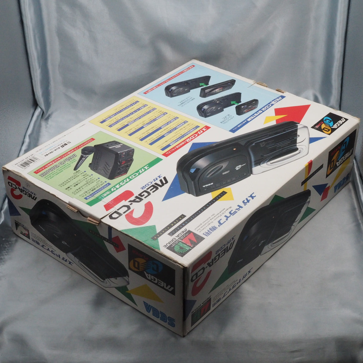 Used Mega Drive + Mega CD 2 Console system SET Boxed - Tested & Working