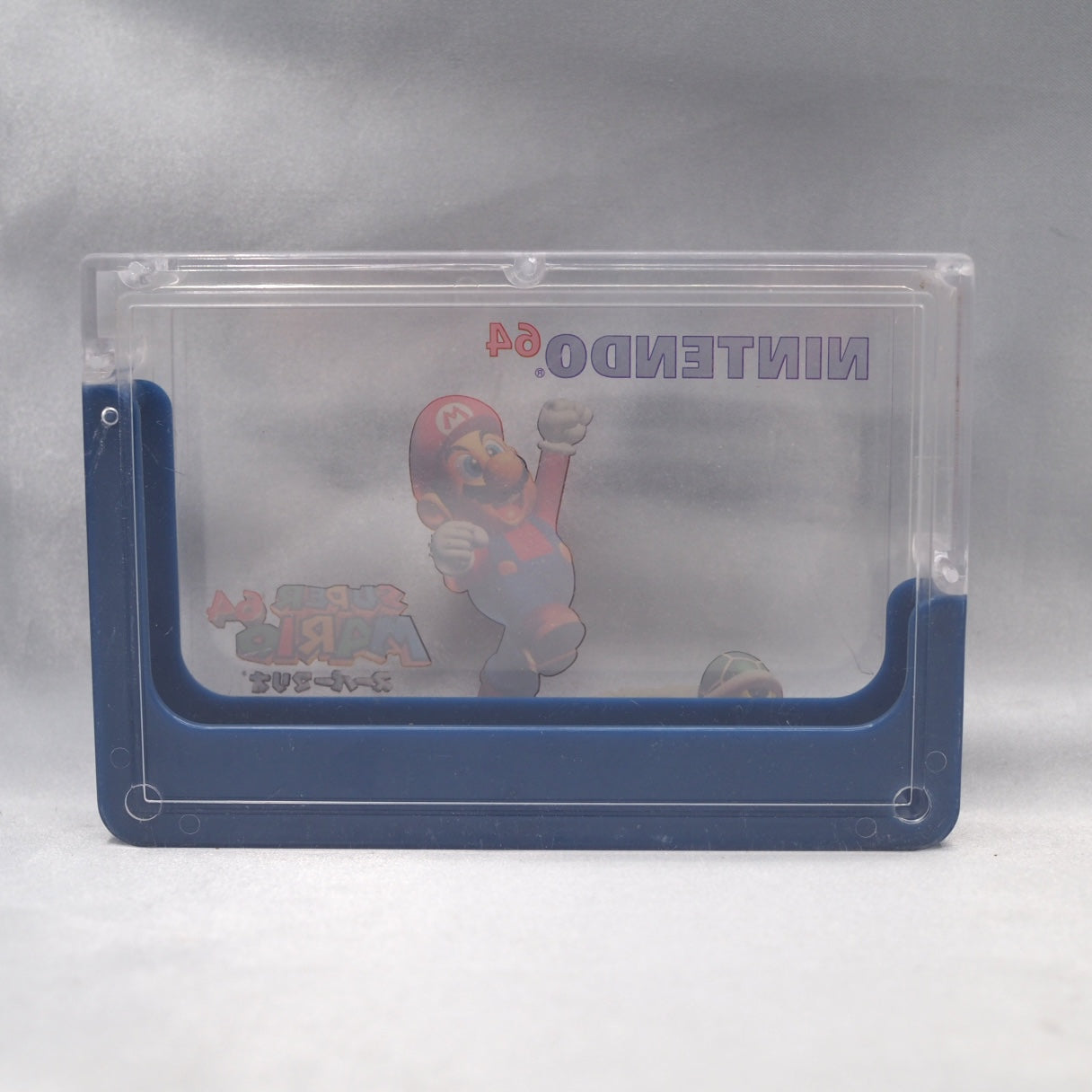 Cartridge Case For Nintendo 64 Super Mario 64 Blue