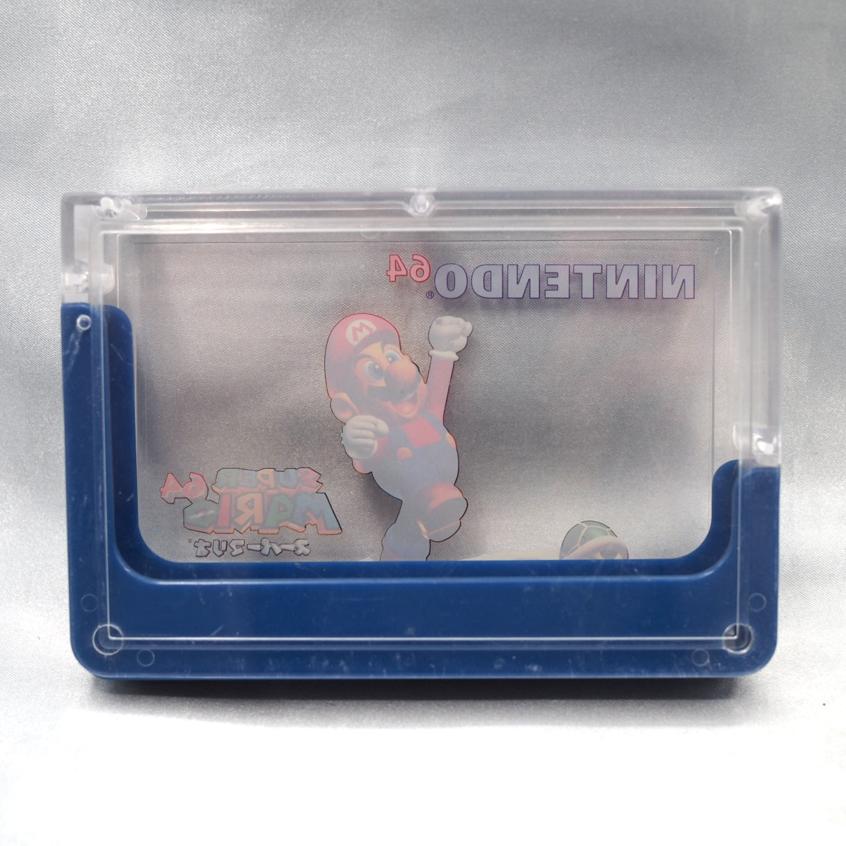 Cartridge Case For Nintendo 64 Super Mario 64 Blue