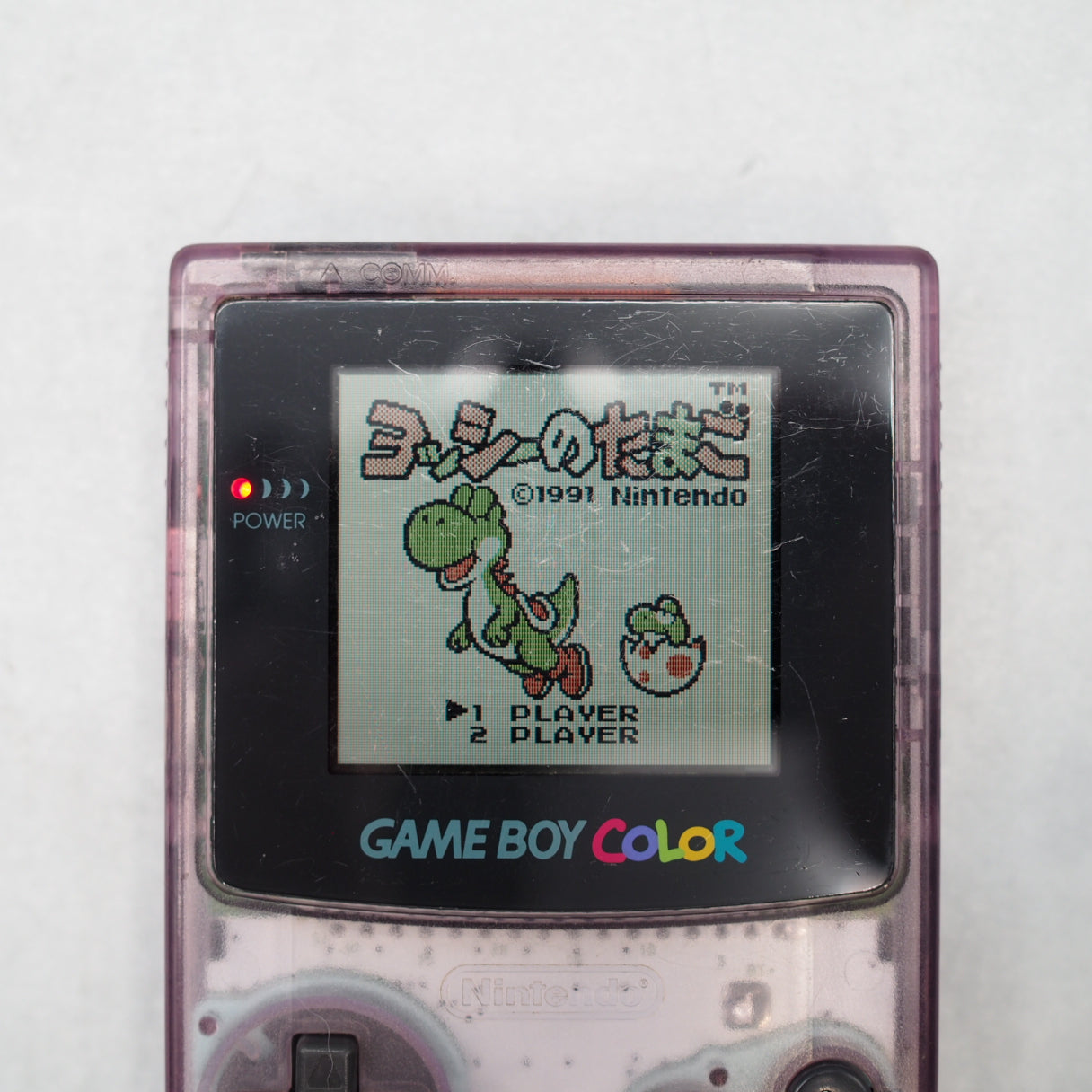 Nintendo GAMEBOY COLOR Console CGB-001 [Clear Purple]