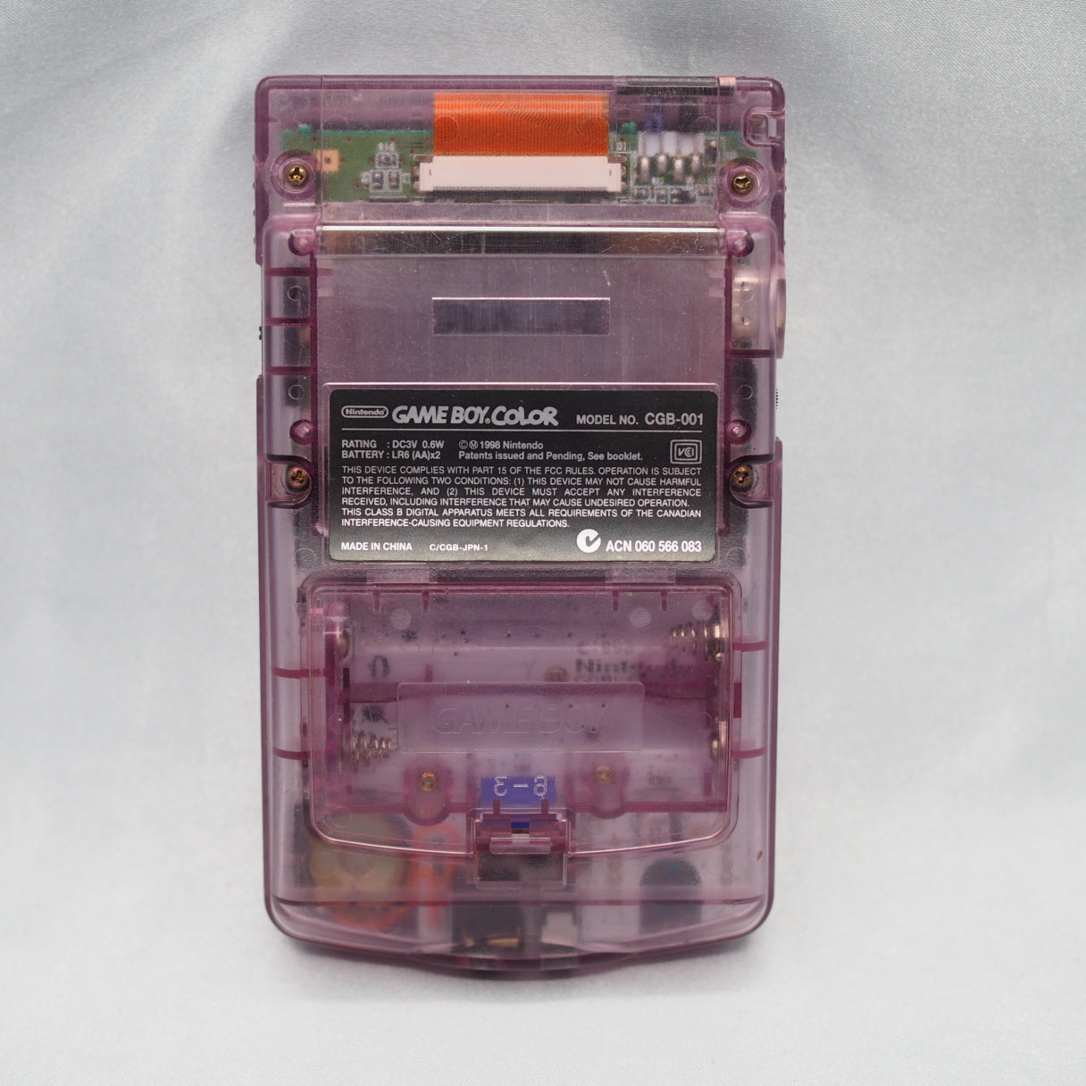 Nintendo GAMEBOY COLOR Console CGB-001 [Clear Purple]