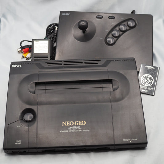 NEO GEO AES UNIBIOS Console System + Controller W/ Memory card
