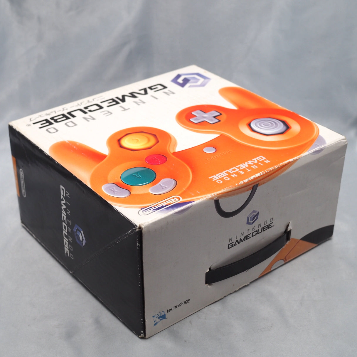 Nintendo GameCube Console System Orange  DOL-001 + Game Boy Player