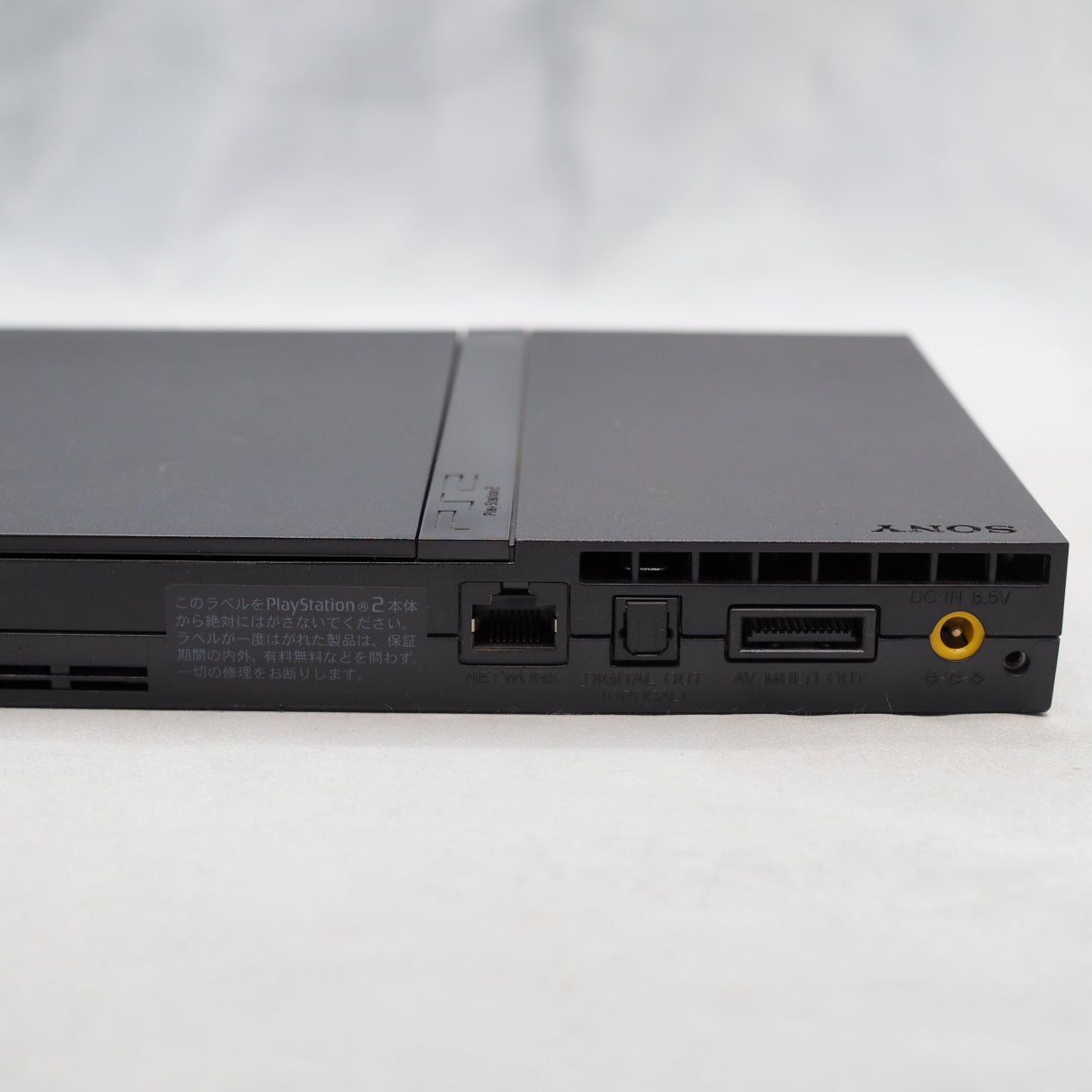 PS2 Slim Console system SCPH-70000 Charcoal Black NTSC-J Used