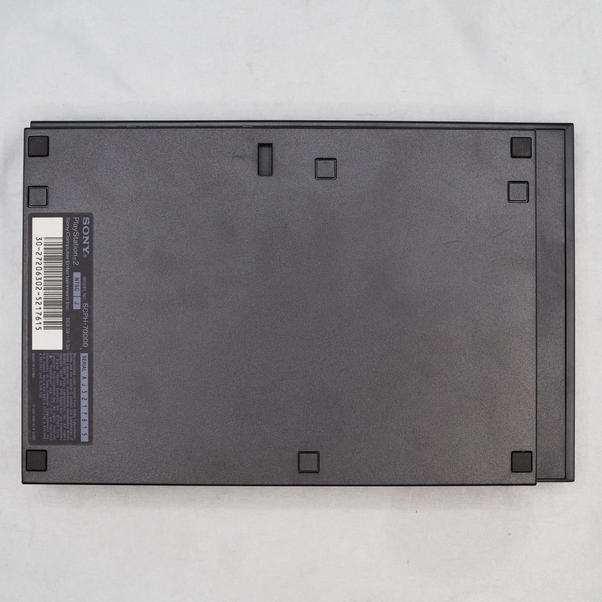 PS2 Slim Console system SCPH-70000 Charcoal Black NTSC-J Used