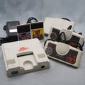 Used PC Engine Console system PI-TG001 + 2 Controllers + Multi Tap + 2 Games SET - Tested & Working