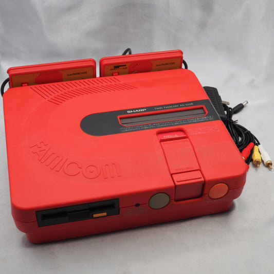 Sharp Twin Famicom AN-500R [New Rubber Belt replaced]