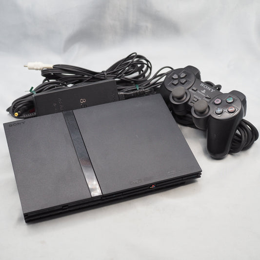PS2 Slim Console system SCPH-70000 CB Charcoal Black [NTSC-J]