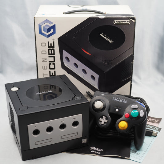 Used Nintendo GameCube Console System Black Boxed DOL-001 [NTSC-J] [NTSC-U/C] [Modified] - Tested & Working