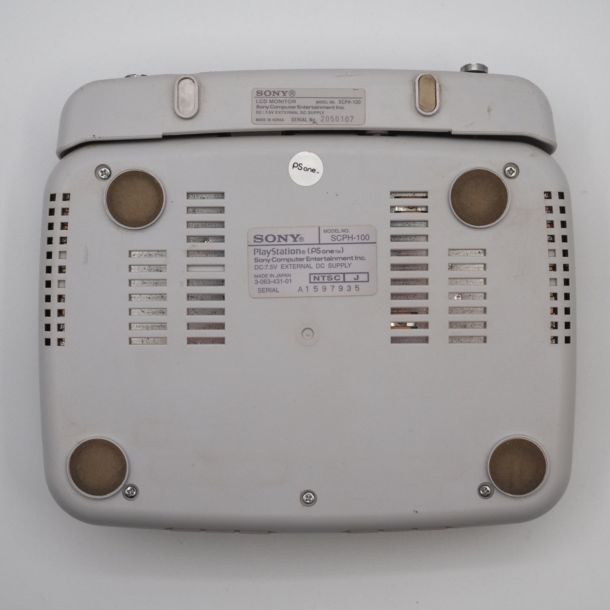 PS one Console system SCPH-100 + LCD Monitor SET