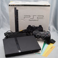 Used PS2 Console system SCPH-70000 CB Charcoal Black Boxed - Tested & Working