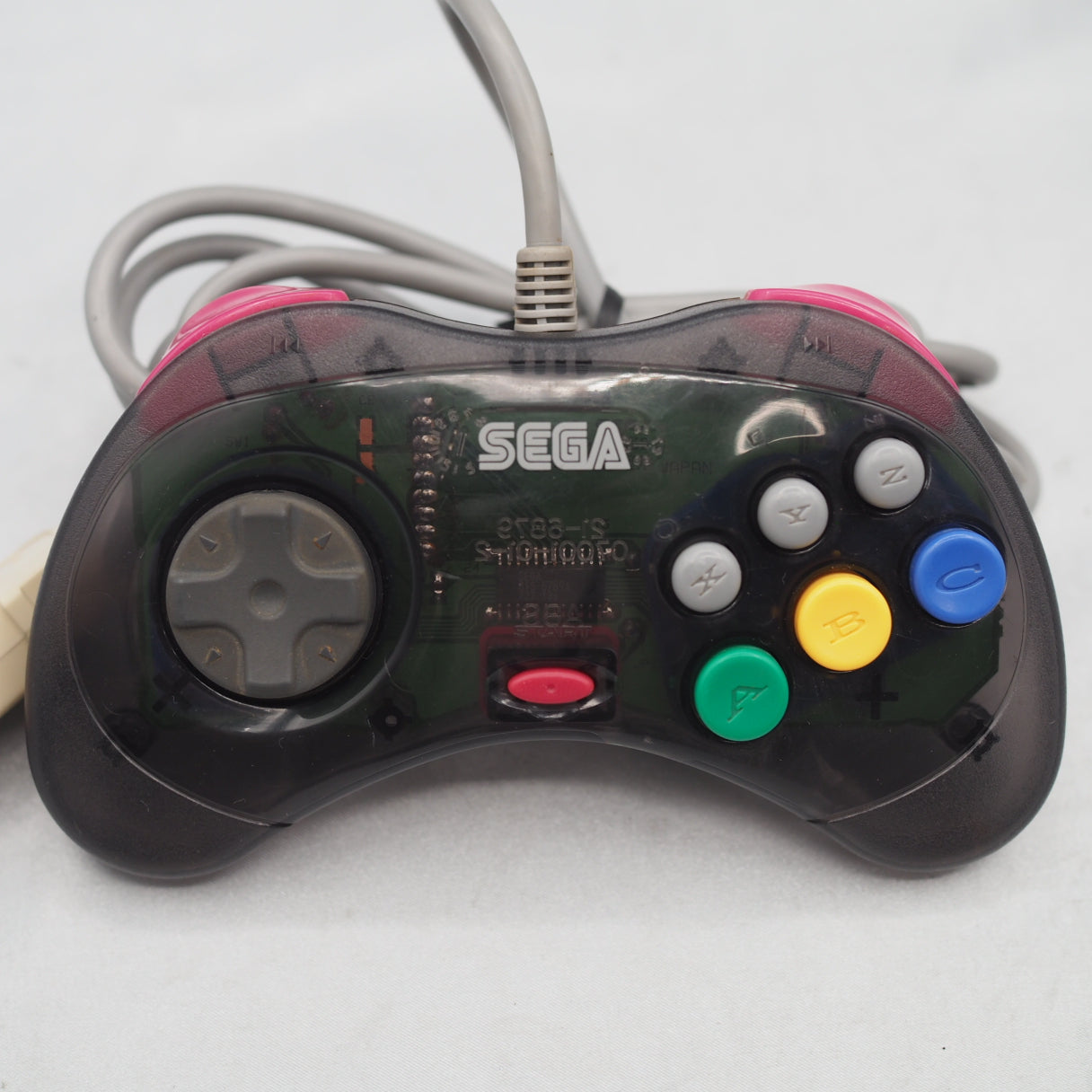 SEGA SATURN Pad Clear Black HSS-0101