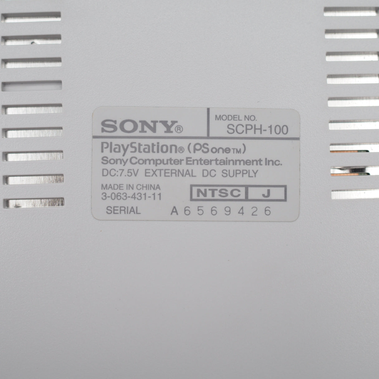 PS one Console Only [SCPH-100]