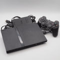 Used PS2 Slim Console system SCPH-70000 CB Charcoal Black [NTSC-J] - Tested & Working