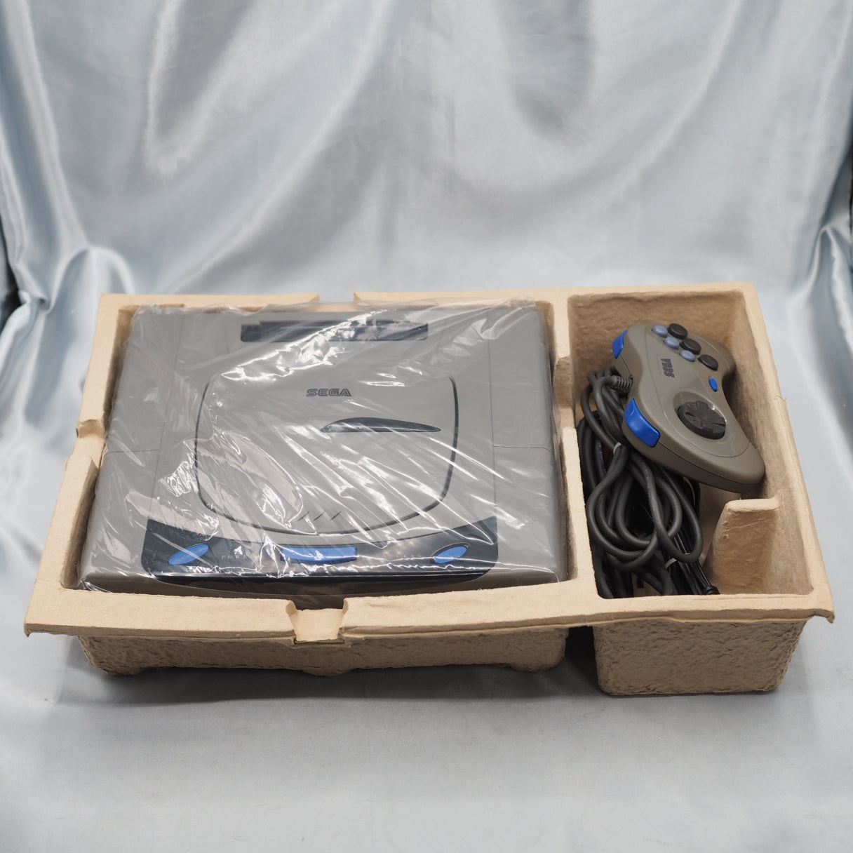 Sega Saturn GREY Console System Campaign Boxed HST-3200