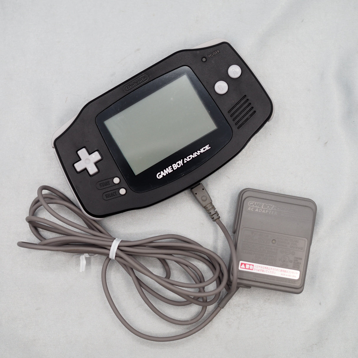 Nintendo Game Boy Advance [Black] + AC Power Adapter Charger [AGB-008] [AGB-009]