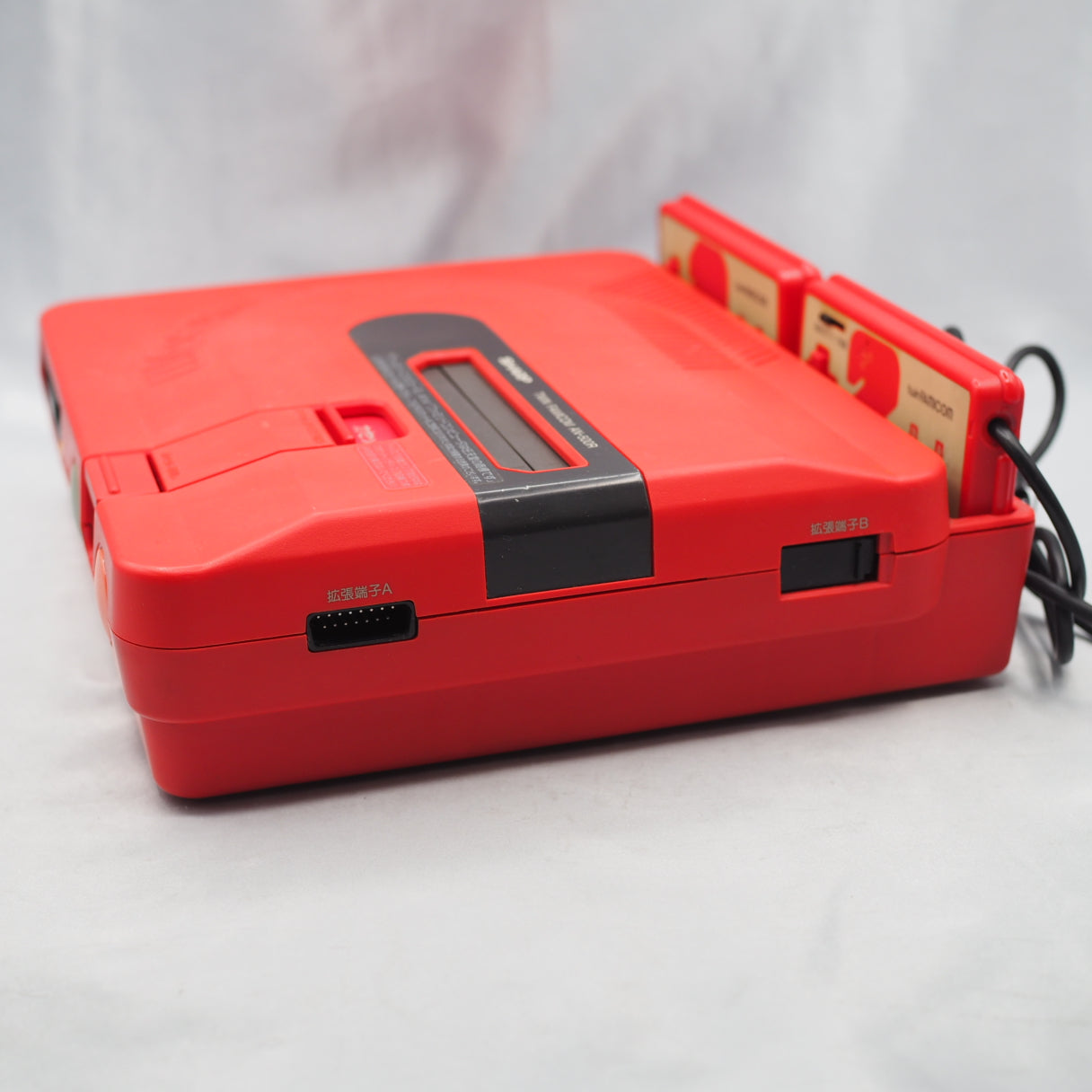 Twin Famicom Console AN-500R [New Rubber Belt replaced]