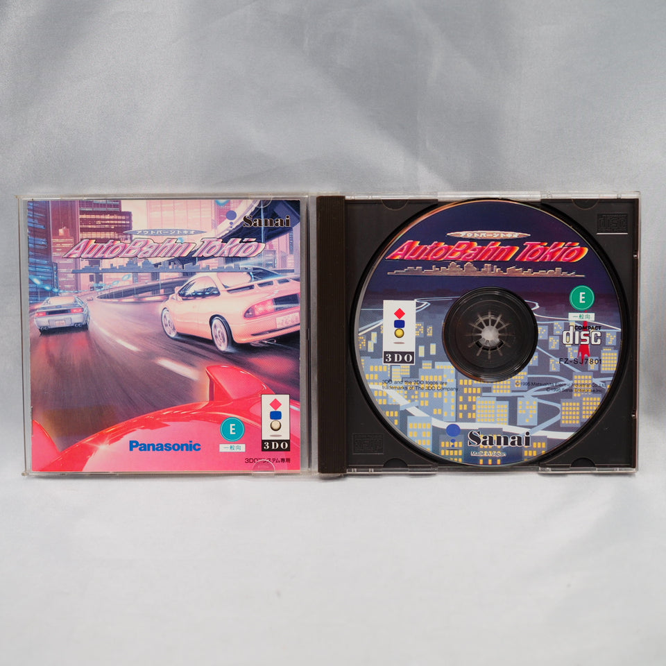 Used AUTO BAHN TOKIO 3DO - Tested & Working — Panasonic | Enjoy Game Japan