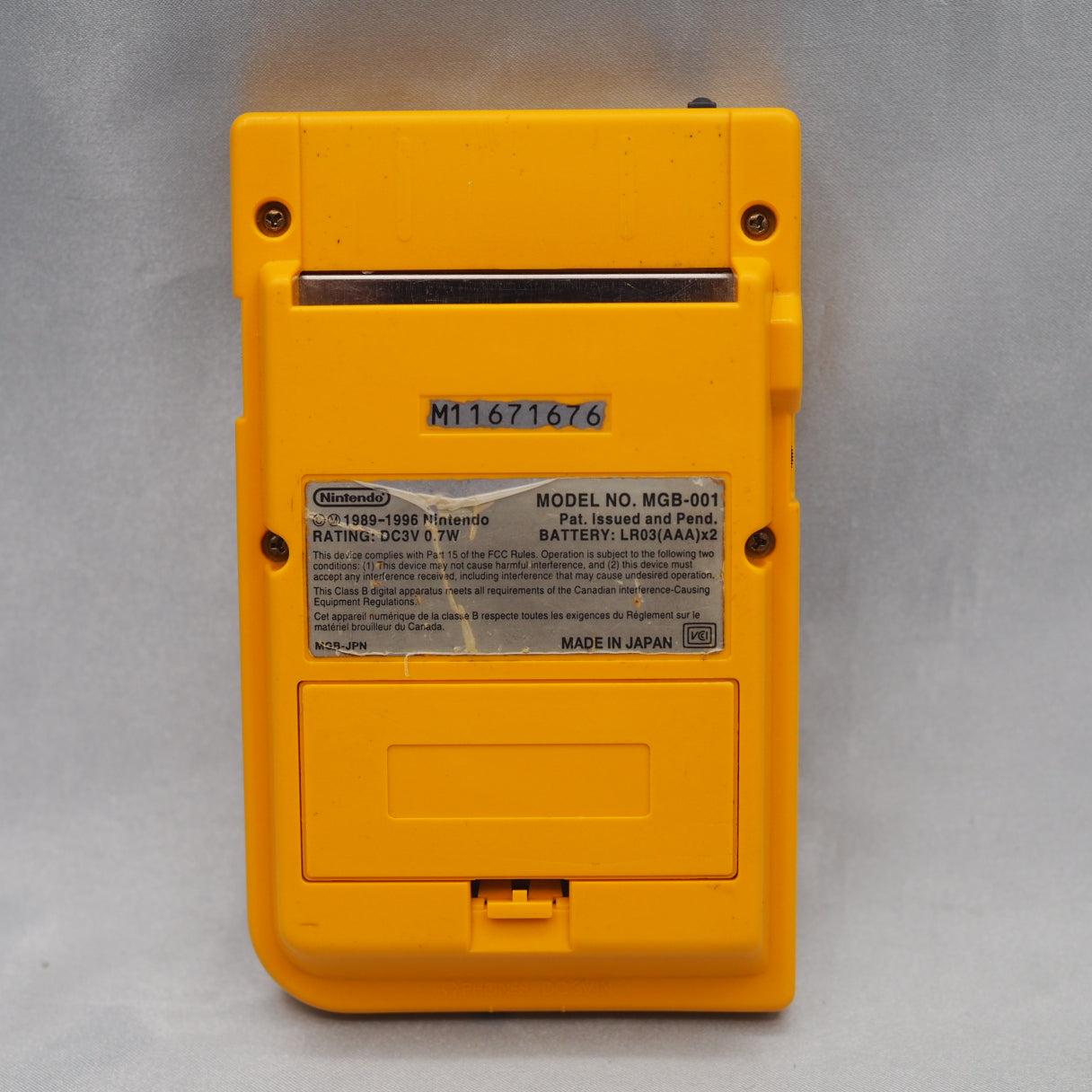 Nintendo GAMEBOY Pocket Console MGB-001 [Yellow]