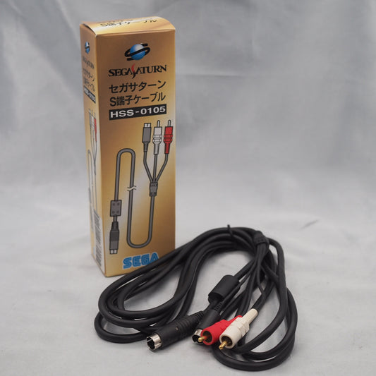 Official S Video Cable HSS-0105 Boxed for SEGA SATURN