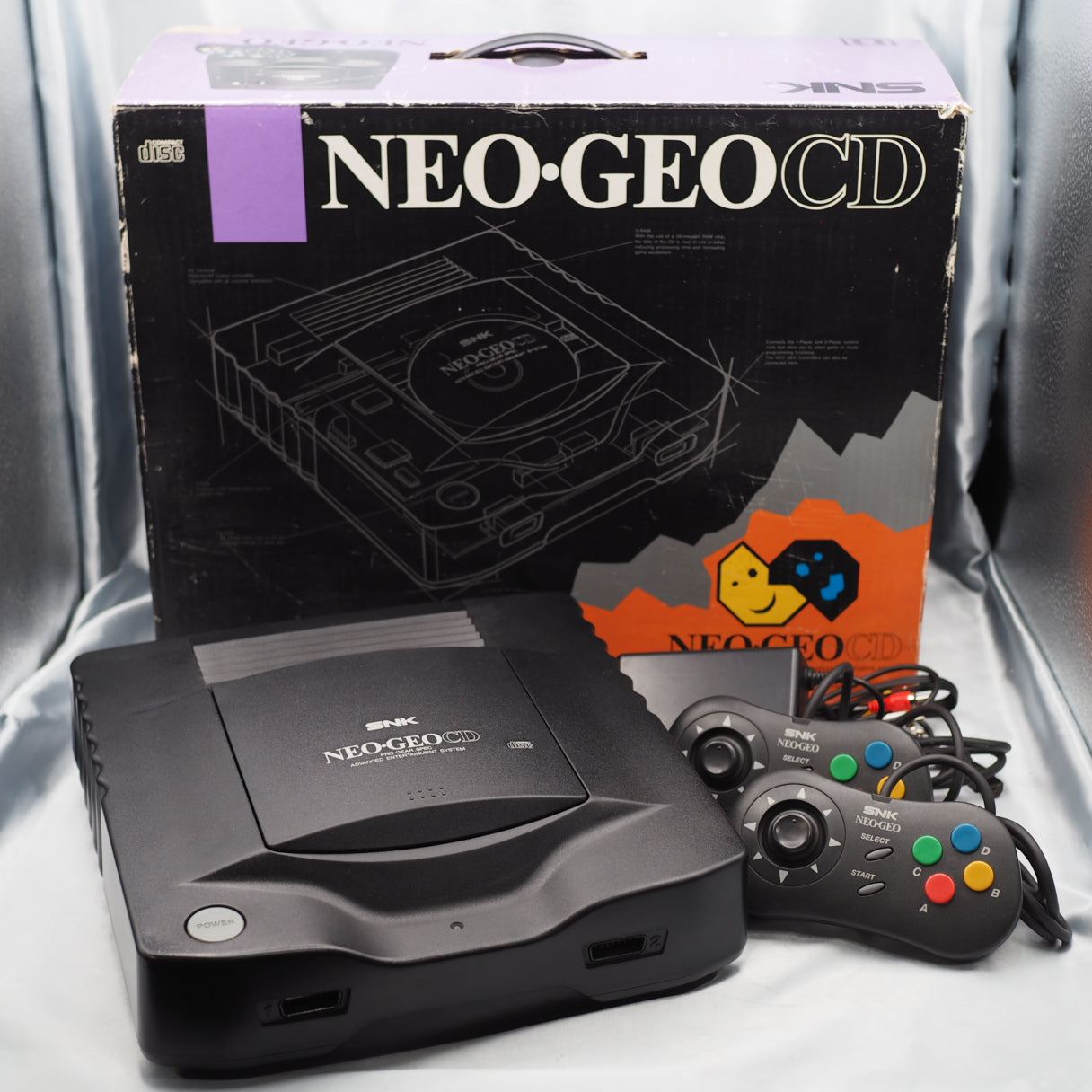 NEO GEO CD Console system Boxed CD-T01 [2 Controllers]