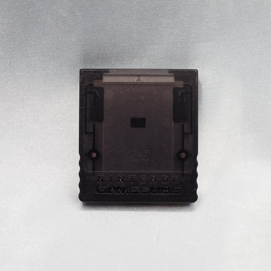 Gamecube Clear Black Memory Card 59 DOL-008