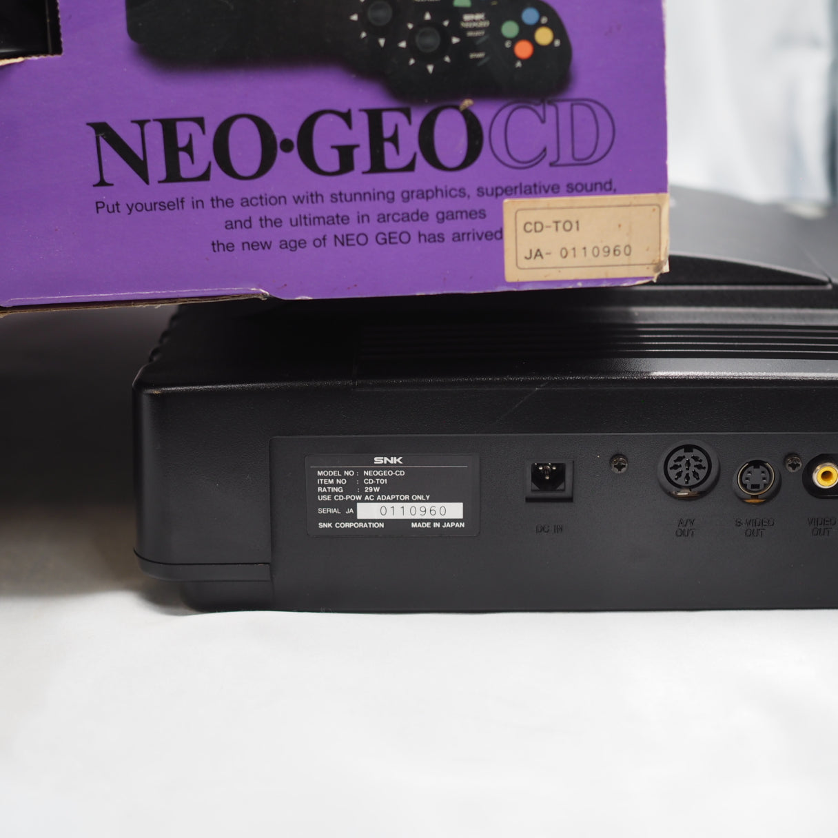 NEO GEO CD Console system Boxed CD-T01 [1 controller]