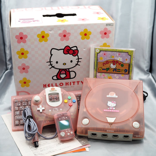 Dreamcast HELLO KITTY PINK Console HKT-3000 Boxed [Serial number match]