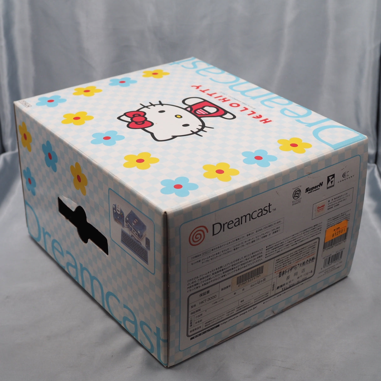 Dreamcast HELLO KITTY BLUE Console HKT-3000 Boxed [Serial number match]