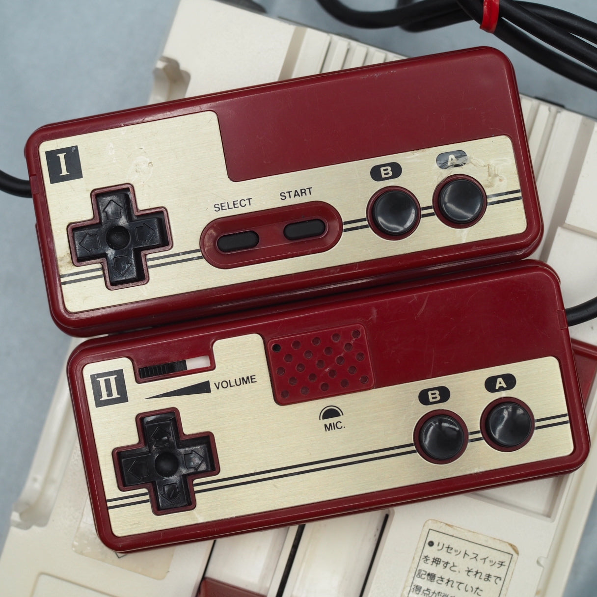 Nintendo Famicom & Disk System Console SET Boxed [New Rubber Belt Replaced]