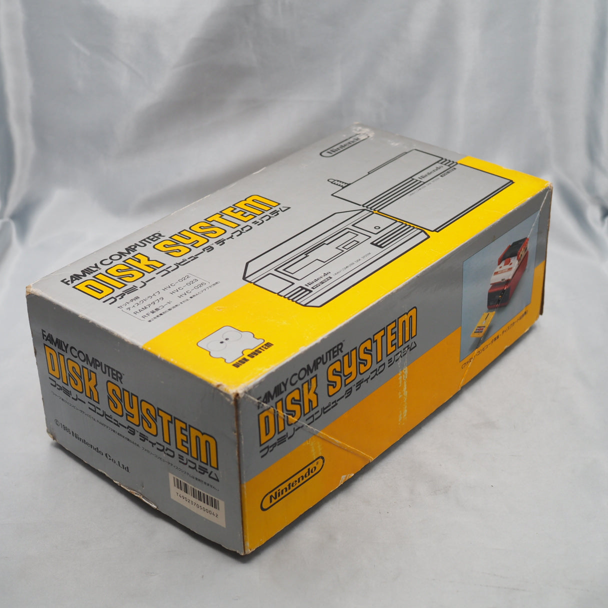 Nintendo Famicom & Disk System Console SET Boxed [New Rubber Belt Replaced]