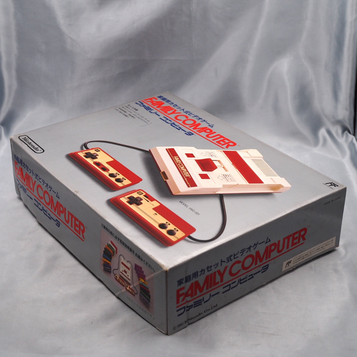 Nintendo Famicom & Disk System Console SET Boxed [New Rubber Belt Replaced]