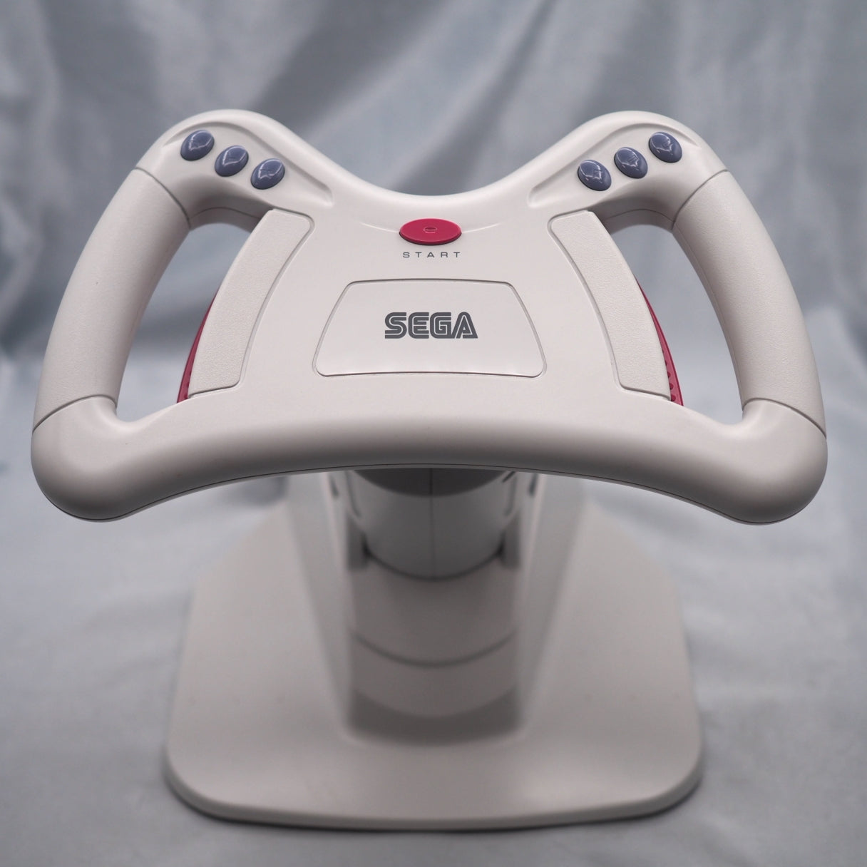 Sega Saturn Racing Controller Mist Gray HSS-0141 Boxed